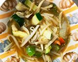 レンジもやしズッキーニ中華とろみ野菜炒め作り方11写真