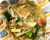 レンジもやしズッキーニ中華とろみ野菜炒め作り方12写真