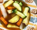根菜肉なし味噌肉じゃが味温野菜サラダ作り方12写真