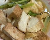 厚揚げと油揚げと小松菜の煮物作り方5写真