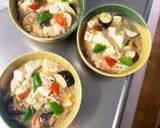 豚こま簡単油淋鶏風味麻婆豆腐茄子作り方20写真