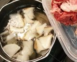 具だくさん牛肉の味噌汁作り方2写真