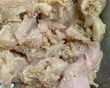 鶏胸肉の胡麻味噌炒め作り方1写真