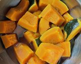 甘すぎないかぼちゃの煮物作り方4写真