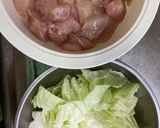 鶏胸肉と温野菜のごま生姜タレ作り方1写真
