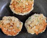 椎茸と大葉入り鶏ハンバーグ作り方2写真