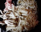 オカワカメ　キノコ根菜ごま油炒め作り方4写真