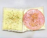 ロースハムと2種類のチーズ入りパンカツ作り方2写真