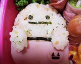 ハロウィン★お弁当(すみっコ＆オバケ)作り方1写真
