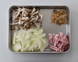 ひやむぎグラタン作り方3写真