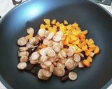 即席焼豚の炊飯器で作る☆中華風おこわ☆作り方5写真