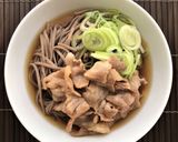 温まる★ほんのり生姜風味の肉そば作り方5写真