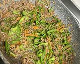 ピーマンの肉味噌丼☆作り方8写真