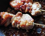 悪魔のおつまみ★韓国風焼き鳥チーズ乗せ作り方5写真