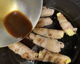 ご飯に合う！甘辛サツマイモの豚肉巻き作り方6写真
