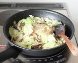 濃厚【キャベツベーコンのごまマヨクリーム作り方6写真