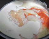 明太子とじゃがいもの食べるスープ作り方5写真