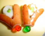 ★ウインナーとちくわのお花★作り方3写真