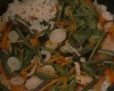ひとてまくわえた炊き込みご飯作り方1写真