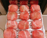 豚ロースをグリル、3種類の肉巻きおにぎり作り方7写真