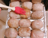 豚ロースをグリル、3種類の肉巻きおにぎり作り方9写真