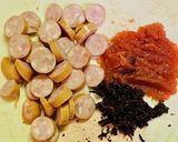 レタスの梅肉炒め作り方1写真