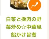 白菜と挽肉の野菜炒め☆中華風餡かけ旨煮作り方7写真