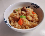 即席焼豚の炊飯器で作る☆中華風おこわ☆作り方10写真