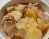 鶏肉とじゃがいもの煮物作り方4写真
