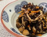 ひじき煮リメイク♡ひじき入り煮卵とろみ餡作り方1写真