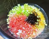 桜エビと塩昆布の炊き込みご飯作り方1写真