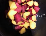ホットクックでさつまいもの甘煮　大学芋作り方3写真