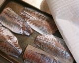 炙り鯵とブロッコリーのサラダ作り方1写真