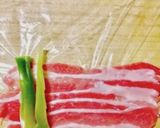 焼肉のタレでブロッコリー茎の甘辛肉巻き作り方2写真