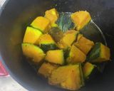 俺流！ほくほくカボチャのカレー炒め煮作り方8写真