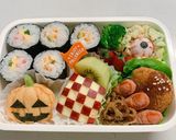 秋のお弁当(ハロウィン)作り方6写真