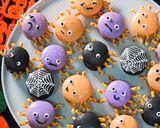 ハロウィン♪かわいい蜘蛛(クモ)マカロン作り方1写真