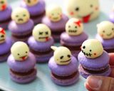 ハロウィン♪かわいい蜘蛛(クモ)マカロン作り方2写真