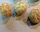 松の葉胡麻団子作り方5写真
