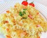 簡単☆カレーチャーハン作り方6写真