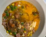 全てレンジ簡単洋風梅ウスター炒飯弁当作り方7写真