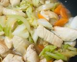 鶏肉とニンジン＆キャベツの野菜炒め作り方3写真