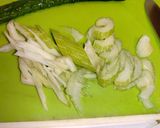 イカとセロリとキュウリの中華和え作り方1写真