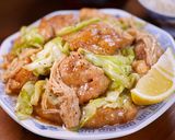 鶏とキャベツとえのきのガリバタぽん酢炒め作り方6写真