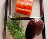 サーモン&アボカド丼作り方1写真