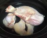 舞茸だしの鶏肉と白菜とお餅のとろりん鍋作り方1写真