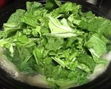 舞茸だしの鶏肉と白菜とお餅のとろりん鍋作り方8写真