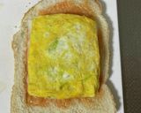 卵・キャベツ・チーズのホットサンド作り方5写真