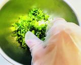 青菜とシラスとチーズのおにぎり作り方1写真