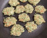 離乳食後期♡しらす入り野菜チヂミ作り方4写真